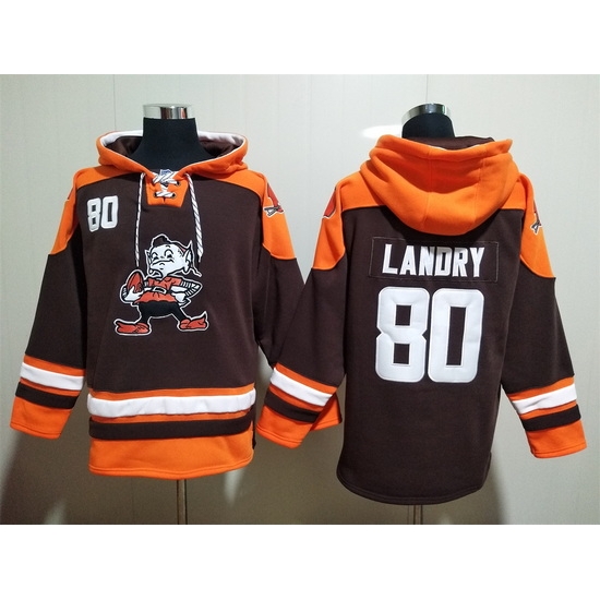 Cleveland Browns Sitched Pullover Hoodie #80 Jarvis Landry Cleveland Browns Sitched Pullover Hoodie #80 Jarvis Landry