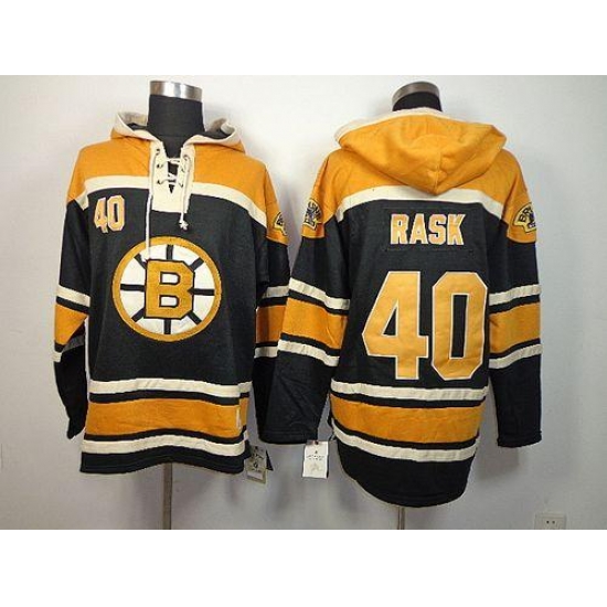 Bruins #40 Tuukka Rask Black Sawyer Hooded Sweatshirt Stitched NHL Jersey Bruins #40 Tuukka Rask Black Sawyer Hooded Sweatshirt Stitched NHL Jersey
