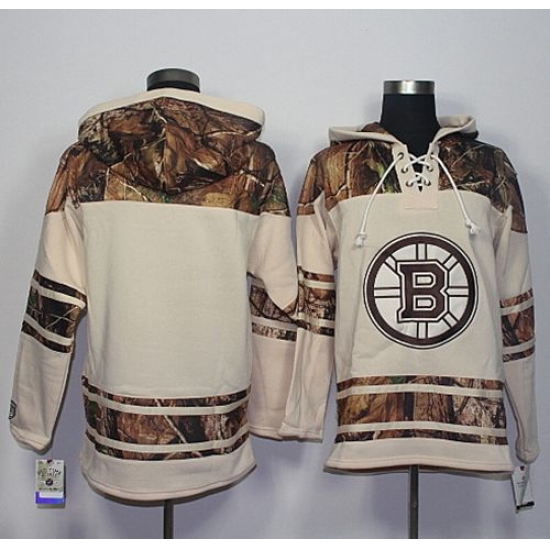 Bruins Blank Cream Camo Stitched NHL Hoody Bruins Blank Cream Camo Stitched NHL Hoody