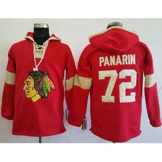 Men Chicago Blackhawks 72 Artemi Panarin Red Pullover Hoodie Stitched NHL Jersey Men Chicago Blackhawks 72 Artemi Panarin Red Pullover Hoodie Stitched NHL Jersey