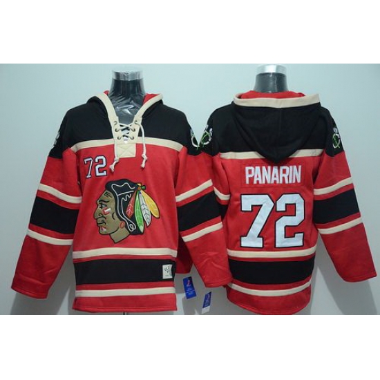 Men Chicago Blackhawks 72 Artemi Panarin Red Sawyer Hooded Sweatshirt Stitched NHL Jersey Men Chicago Blackhawks 72 Artemi Panarin Red Sawyer Hooded Sweatshirt Stitched NHL Jersey