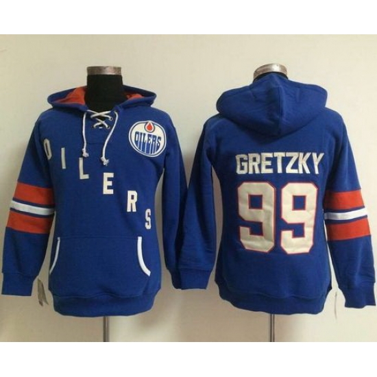Edmonton Oilers 99 Wayne Gretzky Light Blue Women Old Time Heidi NHL Hoodie Edmonton Oilers 99 Wayne Gretzky Light Blue Women Old Time Heidi NHL Hoodie