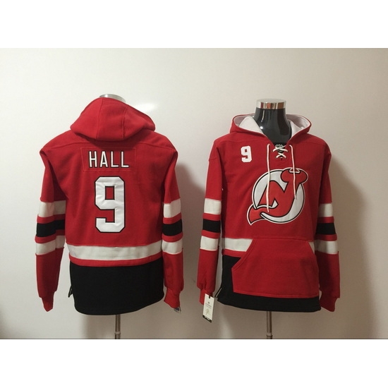 Men New Jersey Devils 9 Taylor Hall Stitched Hoodie Men New Jersey Devils 9 Taylor Hall Stitched Hoodie
