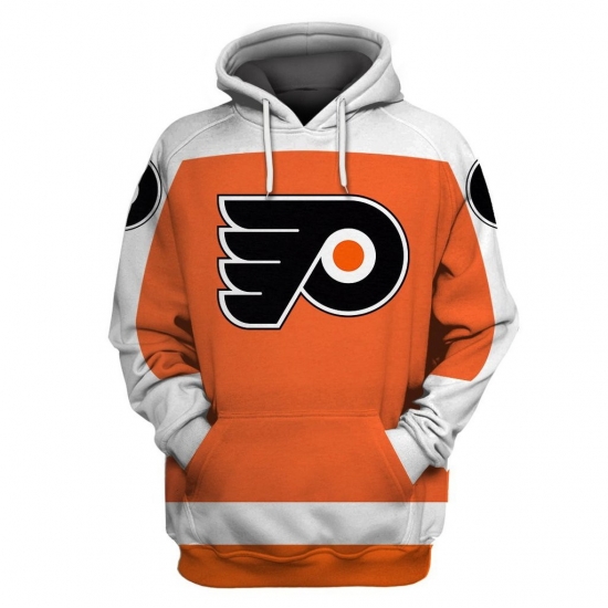Men Philadelphia Flyers Orange All Stitched Hooded Sweatshirt Men Philadelphia Flyers Orange All Stitched Hooded Sweatshirt