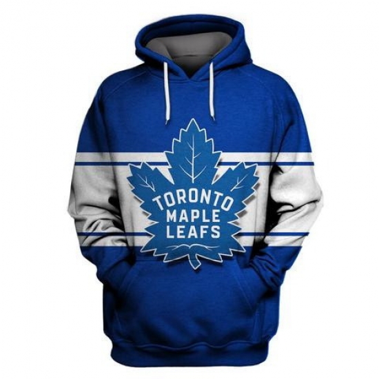 Men Toronto Maple Leafs Blue Fashion All Stitched Hooded Sweatshirt Men Toronto Maple Leafs Blue Fashion All Stitched Hooded Sweatshirt