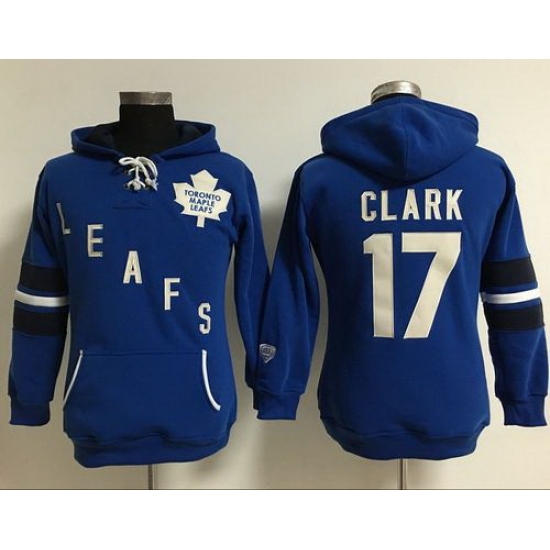 Toronto Maple Leafs 17 Wendel Clark Blue Women Old Time Heidi Hoodie NHL Hoodie Toronto Maple Leafs 17 Wendel Clark Blue Women Old Time Heidi Hoodie NHL Hoodie