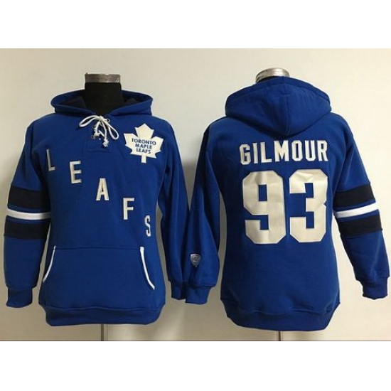 Toronto Maple Leafs 93 Doug Gilmour Blue Women Old Time Heidi Hoodie NHL Hoodie Toronto Maple Leafs 93 Doug Gilmour Blue Women Old Time Heidi Hoodie NHL Hoodie