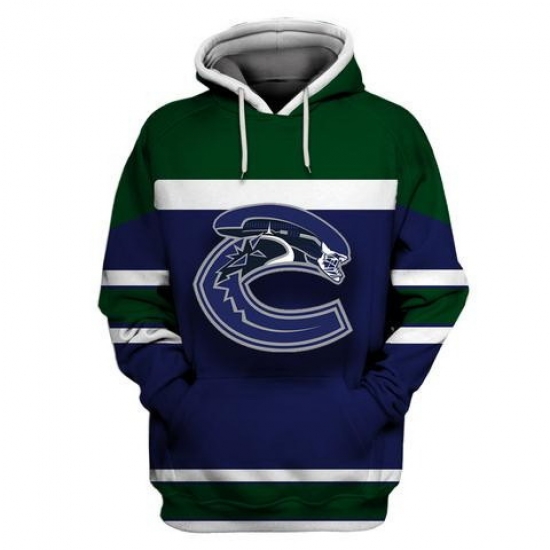 Men Vancouver Canucks Blue All Stitched Hooded Sweatshirt Men Vancouver Canucks Blue All Stitched Hooded Sweatshirt