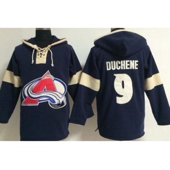 Colorado Avalanche 9 Matt Duchene Blue Pullover Hoodie Jersey Colorado Avalanche 9 Matt Duchene Blue Pullover Hoodie Jersey