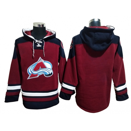 Men Colorado Avalanche Blank Red Stitched NHL Hoodie Men Colorado Avalanche Blank Red Stitched NHL Hoodie