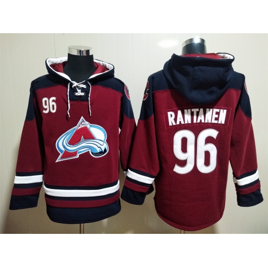 Men Colorado Avalanche Mikko Rantanen 96 Red Stitched NHL Hoodie Men Colorado Avalanche Mikko Rantanen 96 Red Stitched NHL Hoodie