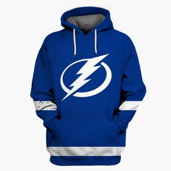 Men Tampa Bay Lightning Blue All Stitched Hooded Sweatshirt Men Tampa Bay Lightning Blue All Stitched Hooded Sweatshirt