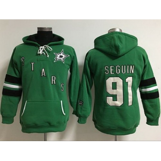 Dallas Stars 91 Tyler Seguin Green Women Old Time Heidi Hoodie NHL Hoodie Dallas Stars 91 Tyler Seguin Green Women Old Time Heidi Hoodie NHL Hoodie