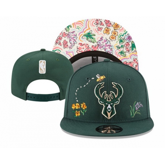 Milwaukee Bucks Snapback Cap 24H101 Milwaukee Bucks Snapback Cap 24H101
