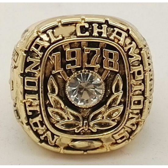 1978 Alabama Red Tide NCAA Championship Ring 1978 Alabama Red Tide NCAA Championship Ring