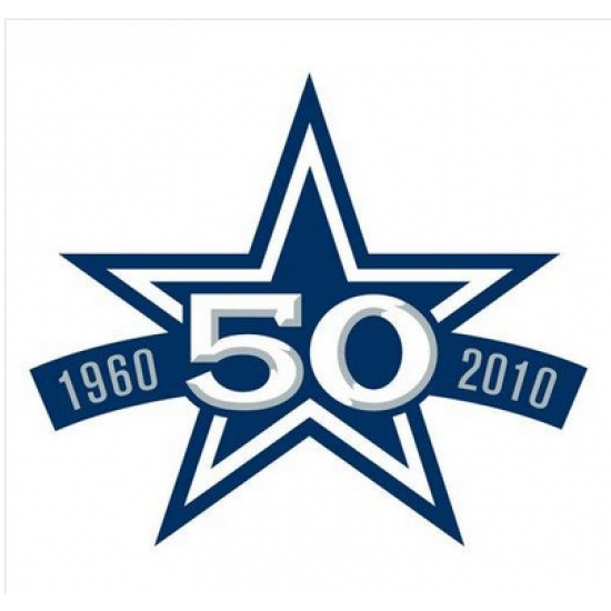 Stitched Dallas Cowboys 50th Anniversary Jersey Patch Stitched Dallas Cowboys 50th Anniversary Jersey Patch
