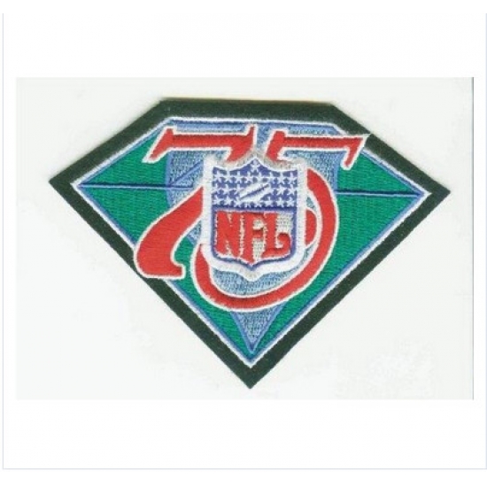 Stitched NFL 75th Throwback Jersey Patch Stitched NFL 75th Throwback Jersey Patch
