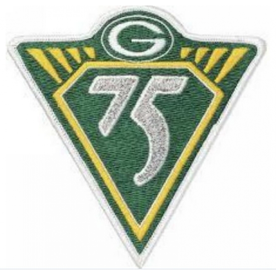 Stitched NFL Green Bay Packers 75th Jersey Patch Stitched NFL Green Bay Packers 75th Jersey Patch