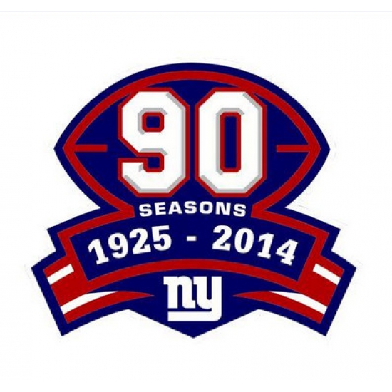 Stitched NFL New York Giants 1925-2014 Season Jersey Patch Stitched NFL New York Giants 1925-2014 Season Jersey Patch