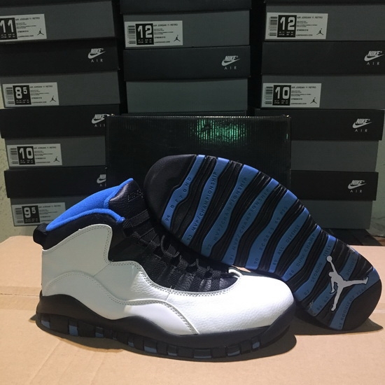 Air Jordan 10 Retro Men 2019 White Blue Air Jordan 10 Retro Men 2019 White Blue