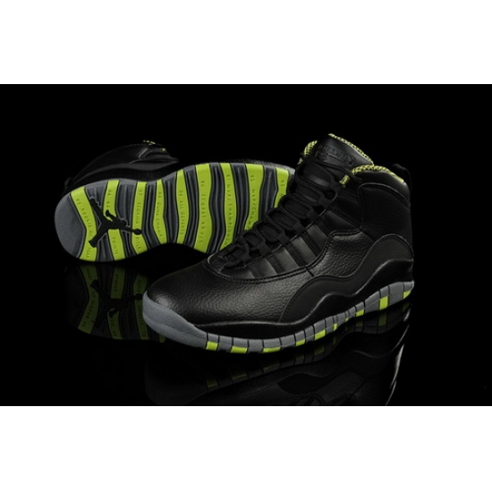 Air Jordan 10 Shoes 2013 Mens Black Green Air Jordan 10 Shoes 2013 Mens Black Green