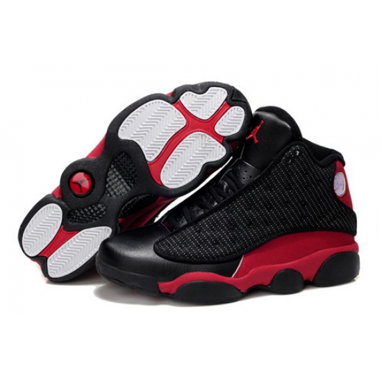 Air Jordan 13 Shoes 2013 Mens Grade AAA Grain Leather Black Red Air Jordan 13 Shoes 2013 Mens Grade AAA Grain Leather Black Red
