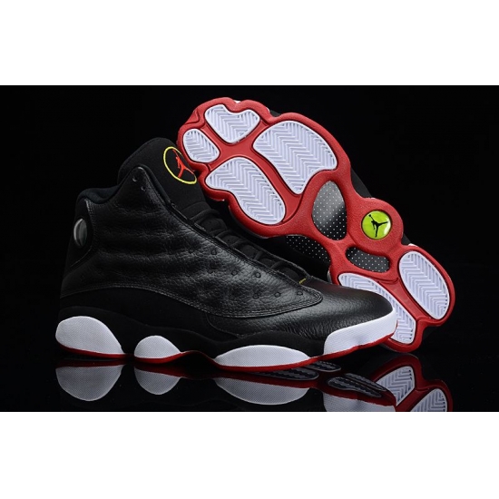 Girls Air Jordan 13 Retro GS Playoffs Black Red White Men Shoes Girls Air Jordan 13 Retro GS Playoffs Black Red White Men Shoes