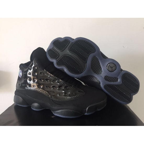 Men Air Jordan 13 Retro Men Shoes All Black Mirror Men Air Jordan 13 Retro Men Shoes All Black Mirror