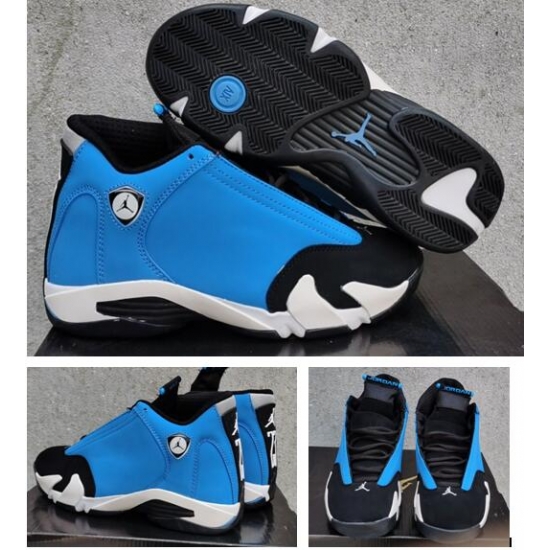 Air Jordan 14 Black Moon Blue Black Men Shoes Air Jordan 14 Black Moon Blue Black Men Shoes