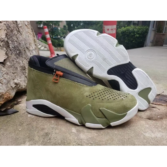 Air Jordan 14 Retro Zipper Army Green Men Shoes Air Jordan 14 Retro Zipper Army Green Men Shoes