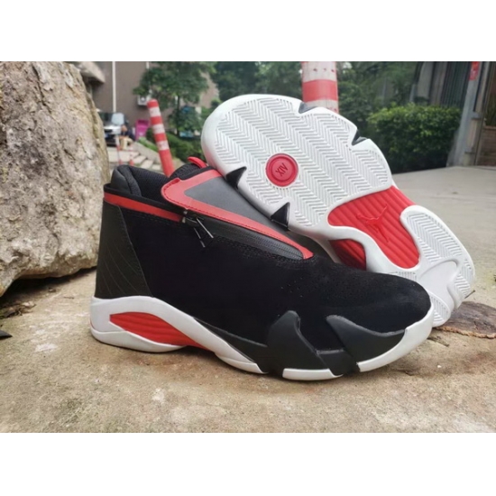 Air Jordan 14 Retro Zipper Black White Red Men Shoes Air Jordan 14 Retro Zipper Black White Red Men Shoes