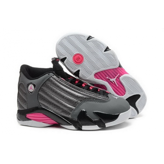 Air Jordan 14 Shoes 2015 Womens Grey Pink Air Jordan 14 Shoes 2015 Womens Grey Pink