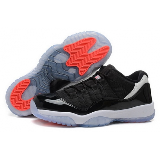 Air Jordan 11 Shoes 2015 Womens Low Black White Orange Air Jordan 11 Shoes 2015 Womens Low Black White Orange