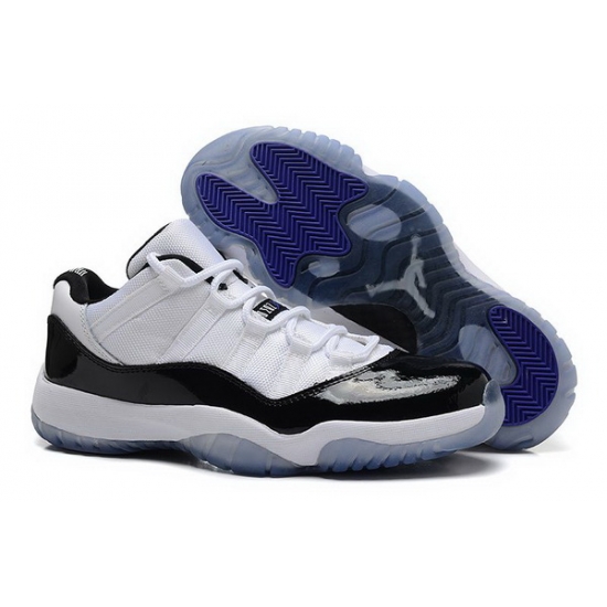 Womens Air Jordan 11 GS White Black Dark Concord Womens Air Jordan 11 GS White Black Dark Concord