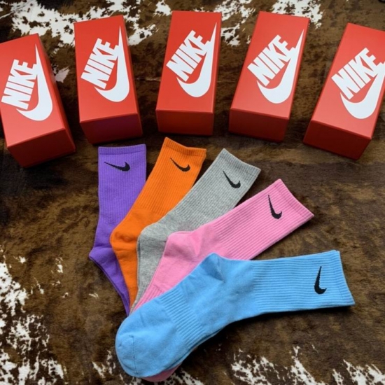 Nike Colour Socks 5 in 1 Model 002 Nike Colour Socks 5 in 1 Model 002
