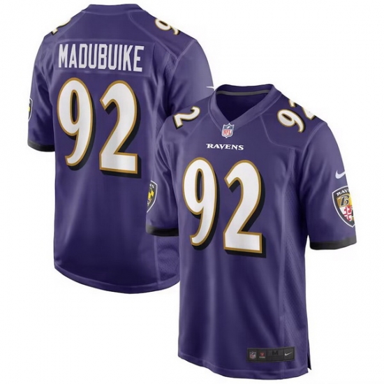 Baltimore Ravens 92 Nnamdi Madubuike Purple Vapor Limited jersey Baltimore Ravens 92 Nnamdi Madubuike Purple Vapor Limited jersey