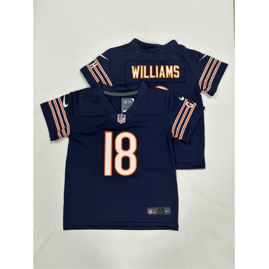 Toddlers Chicago Bears 18 Caleb Williams Navy Vapor Untouchable Stitched Football Jersey Toddlers Chicago Bears 18 Caleb Williams Navy Vapor Untouchable Stitched Football Jersey