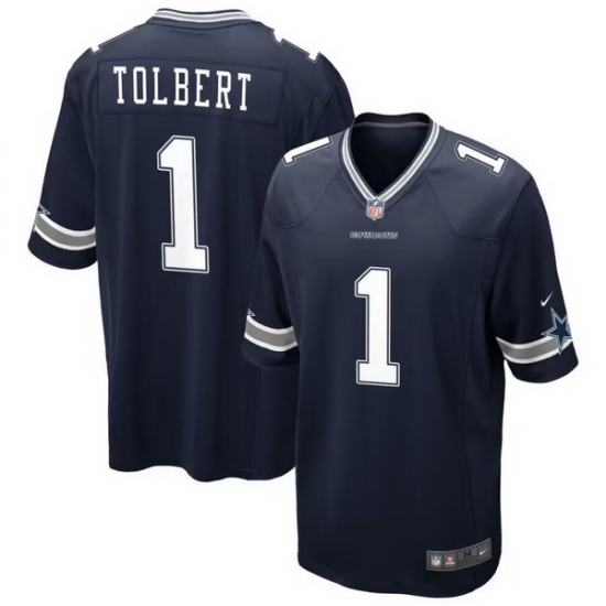 Dallas Cowboys 1 Jalen Tolbert Navy Blue Vapor Limited Jersey Dallas Cowboys 1 Jalen Tolbert Navy Blue Vapor Limited Jersey