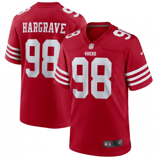 Javon Hargrave San Francisco 49ers Nike Game Player Jersey Red Javon Hargrave San Francisco 49ers Nike Game Player Jersey Red