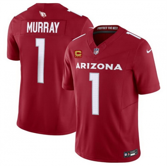 Men Arizona Cardinals 1 Kyler Murray Red 2024 F U S E With 4 Star C Patch Vapor Untouchable Limited Stitched Football Jersey Men Arizona Cardinals 1 Kyler Murray Red 2024 F U S E With 4 Star C Patch Vapor Untouchable Limited Stitched Football Jersey