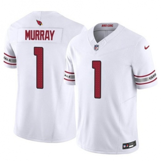 Men Arizona Cardinals 1 Kyler Murray White 2023 F U S E Vapor Limited Stitched Football Jersey Men Arizona Cardinals 1 Kyler Murray White 2023 F U S E Vapor Limited Stitched Football Jersey