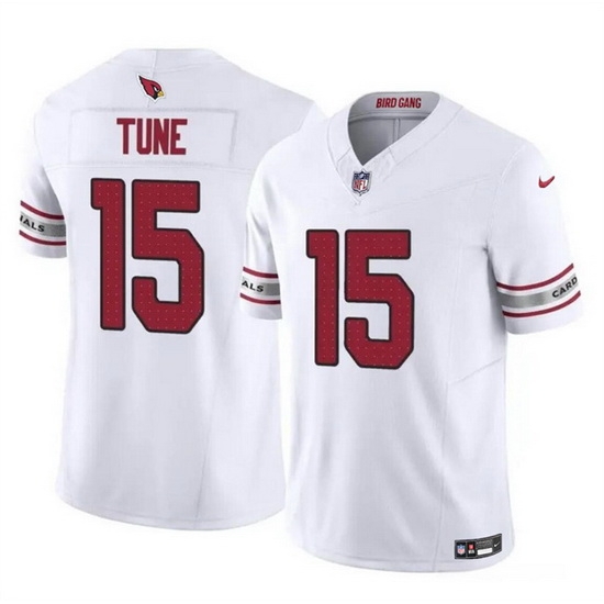 Men Arizona Cardinals 15 Clayton Tune White 2023 F U S E Vapor Untouchable Limited Stitched Football Jersey Men Arizona Cardinals 15 Clayton Tune White 2023 F U S E Vapor Untouchable Limited Stitched Football Jersey