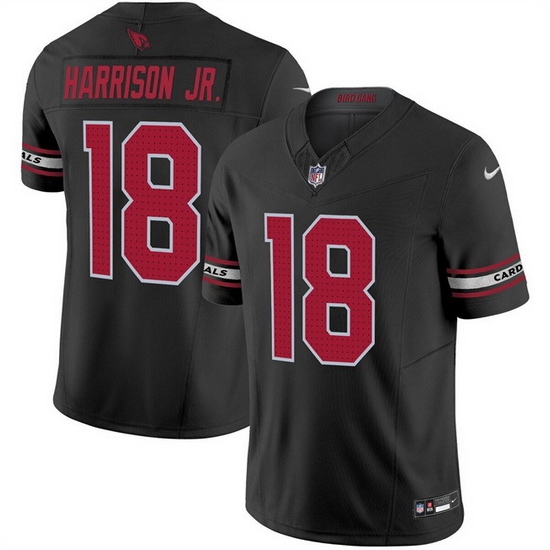 Men Arizona Cardinals 18 Marvin Harrison Jr Black 2024 Draft F U S E Vapor Untouchable Limited Stitched Football Jersey Men Arizona Cardinals 18 Marvin Harrison Jr Black 2024 Draft F U S E Vapor Untouchable Limited Stitched Football Jersey