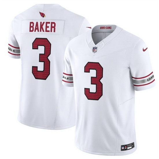 Men Arizona Cardinals 3 Budda Baker White Vapor Untouchable F U S E Limited Stitched Football Jersey Men Arizona Cardinals 3 Budda Baker White Vapor Untouchable F U S E Limited Stitched Football Jersey