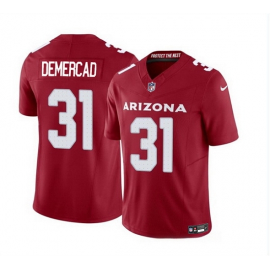 Men Arizona Cardinals 31 Emari Demercado Red 2023 F U S E Vapor Untouchable Limited Stitched Football Jersey Men Arizona Cardinals 31 Emari Demercado Red 2023 F U S E Vapor Untouchable Limited Stitched Football Jersey