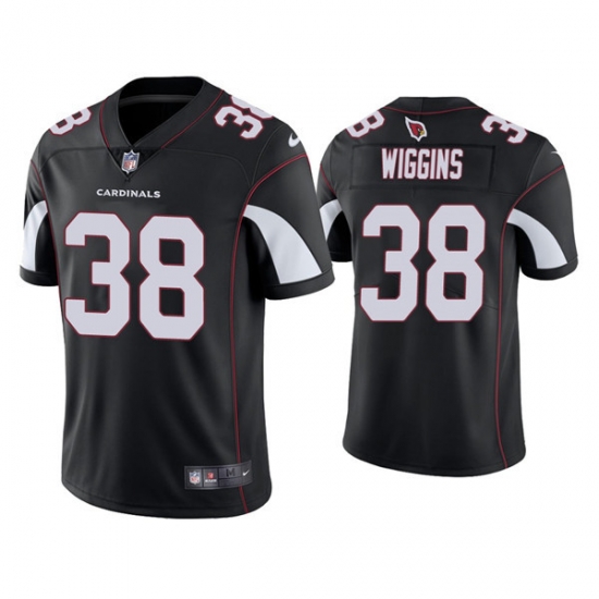 Men Arizona Cardinals 38 James Wiggins Black Vapor Untouchable Limited Stitched Jersey Men Arizona Cardinals 38 James Wiggins Black Vapor Untouchable Limited Stitched Jersey