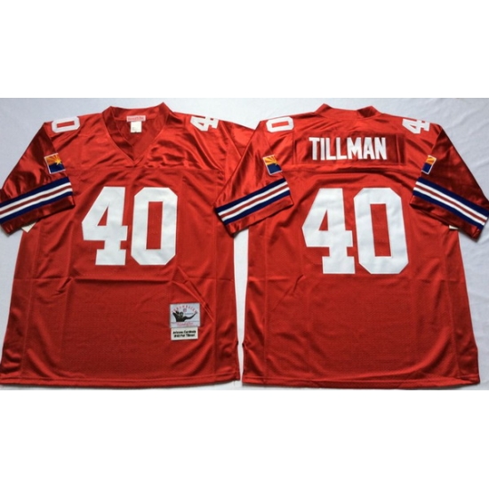 Men Arizona Cardinals 40 Pat Tillman Red M&N Throwback Jersey Men Arizona Cardinals 40 Pat Tillman Red M&N Throwback Jersey