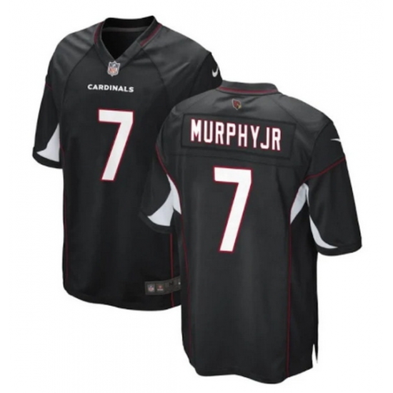Men Arizona Cardinals 7 Byron Murphy Jr Black Stitched Game Jersey Men Arizona Cardinals 7 Byron Murphy Jr Black Stitched Game Jersey