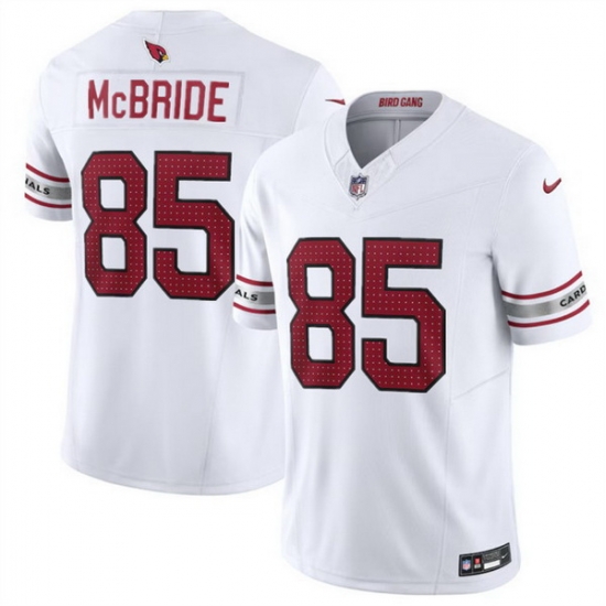 Men Arizona Cardinals 85 Trey McBride White 2024 F U S E Vapor Untouchable Limited Stitched Jersey Men Arizona Cardinals 85 Trey McBride White 2024 F U S E Vapor Untouchable Limited Stitched Jersey