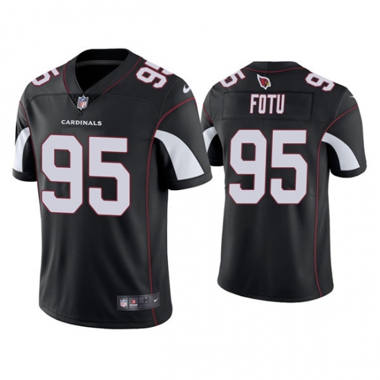 Men Arizona Cardinals 95 Leki Fotu Black Vapor Untouchable Limited Stitched Jersey Men Arizona Cardinals 95 Leki Fotu Black Vapor Untouchable Limited Stitched Jersey